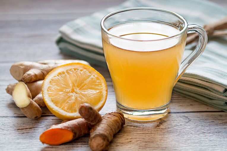 Thé au gingembre - une boisson curative qui augmente la puissance dans l'alimentation d'un homme